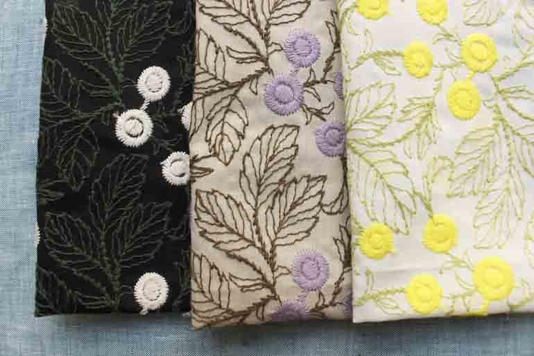 Jコットン・レース・刺繍